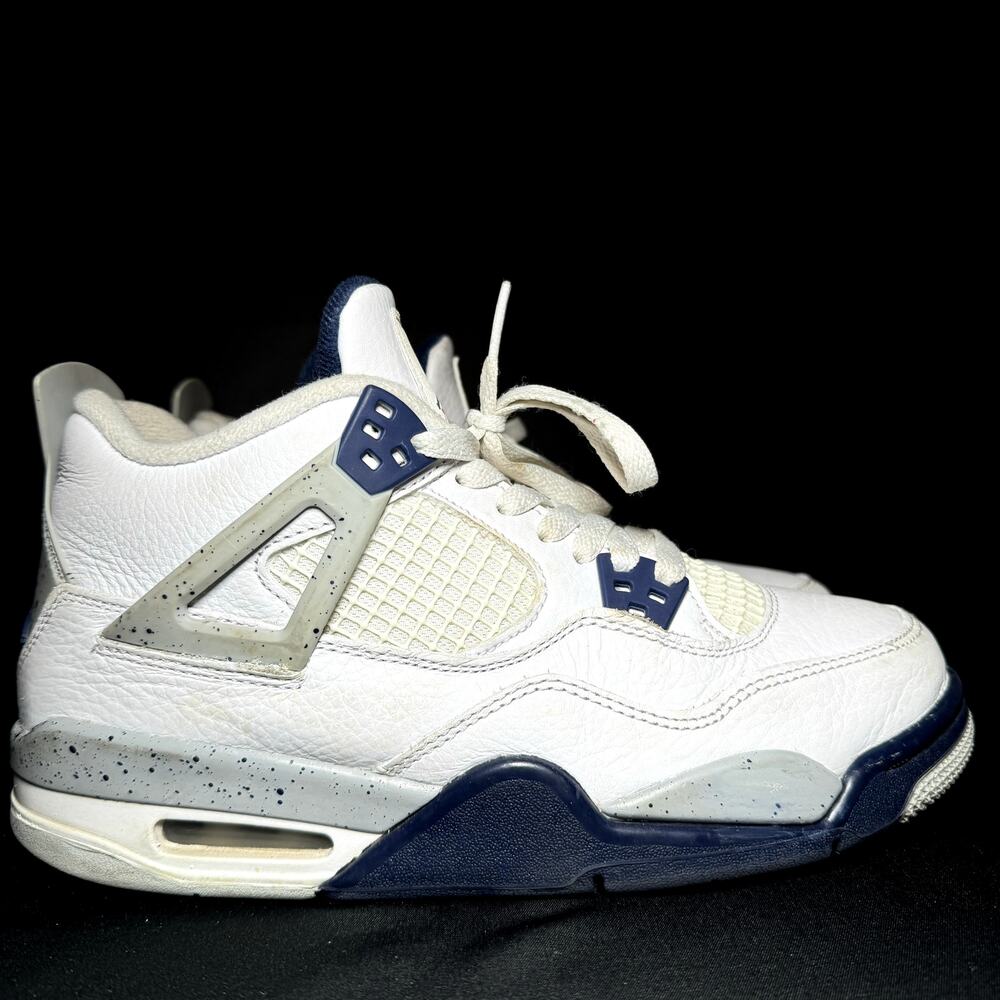 Size 7 - Nike Air Jordan 4 Retro GS Midnight Navy Men's Shoes